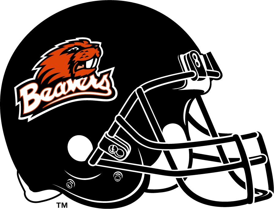 Oregon State Beavers 2006-2012 Helmet Logo diy DTF decal sticker